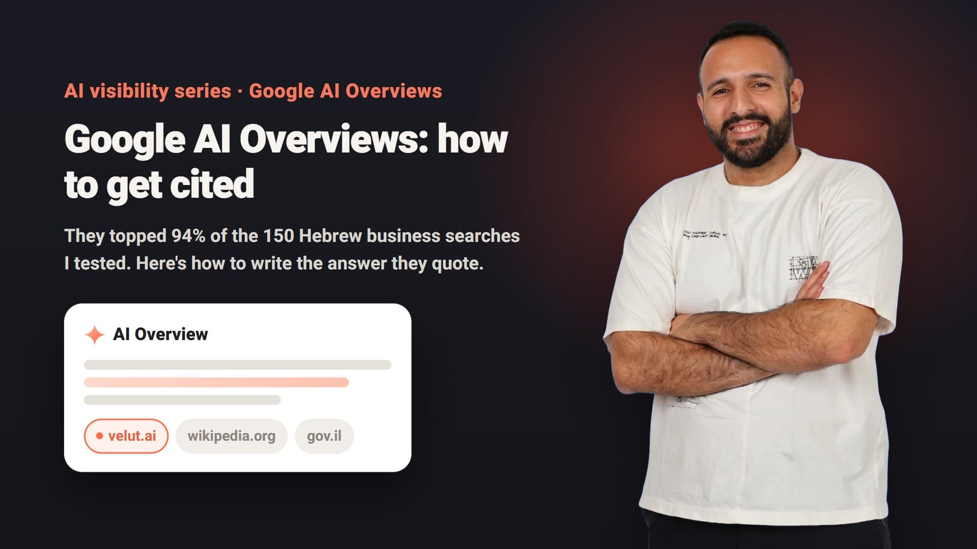 Aviv Levi: Google AI Overviews, what they are and how to get cited