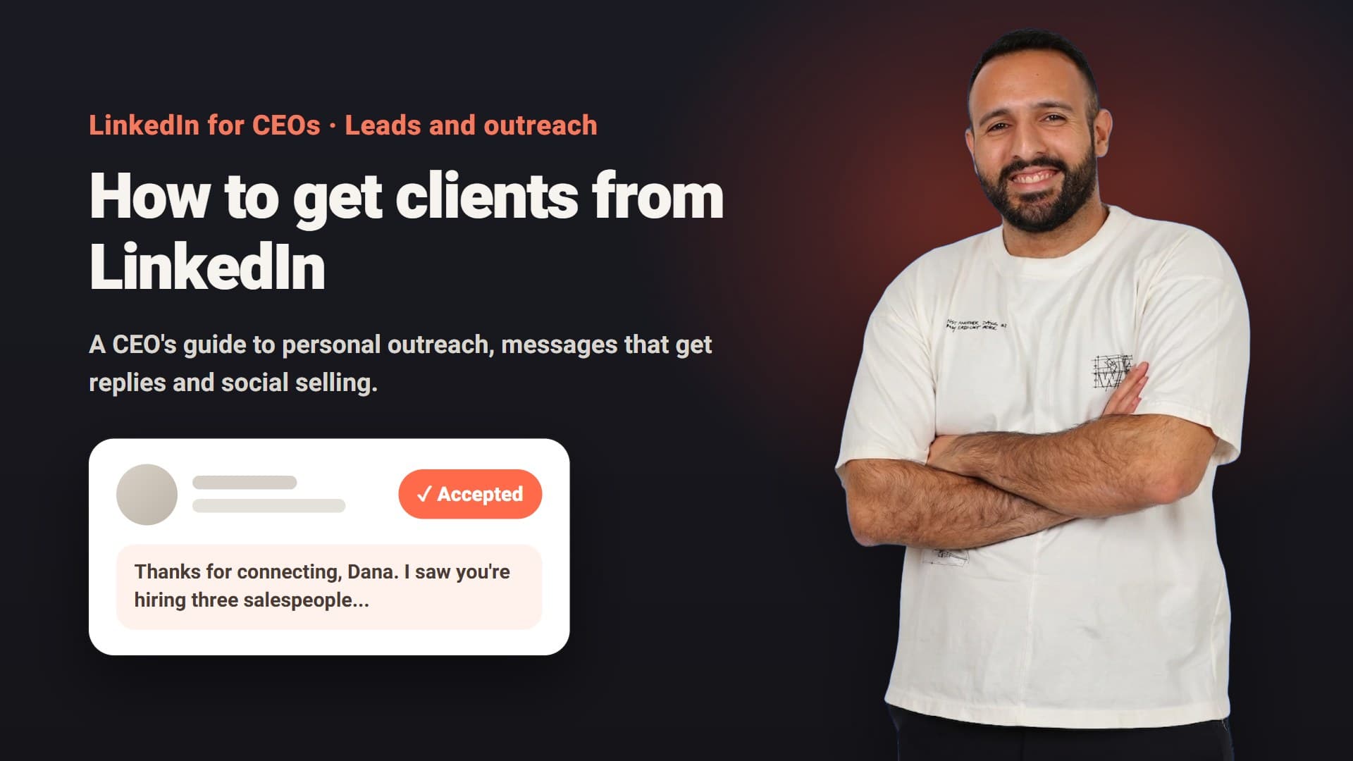 Aviv Levi: how to get clients from LinkedIn, a guide for CEOs
