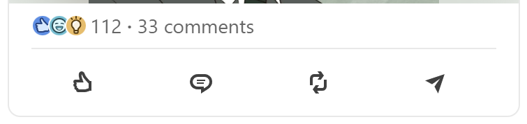 LinkedIn engagement analytics: 500+ likes, 50+ comments